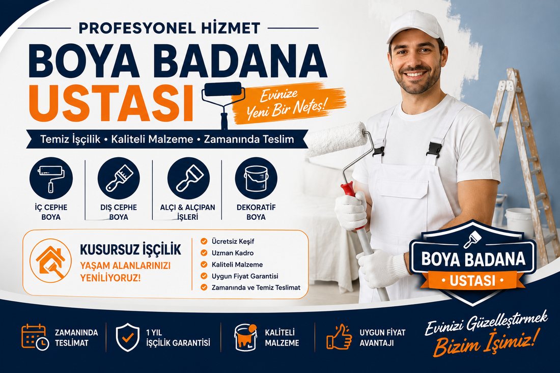 Hatay boya badana ustası – profesyonel boyacı